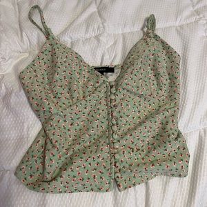 Forever 21 floral tank top